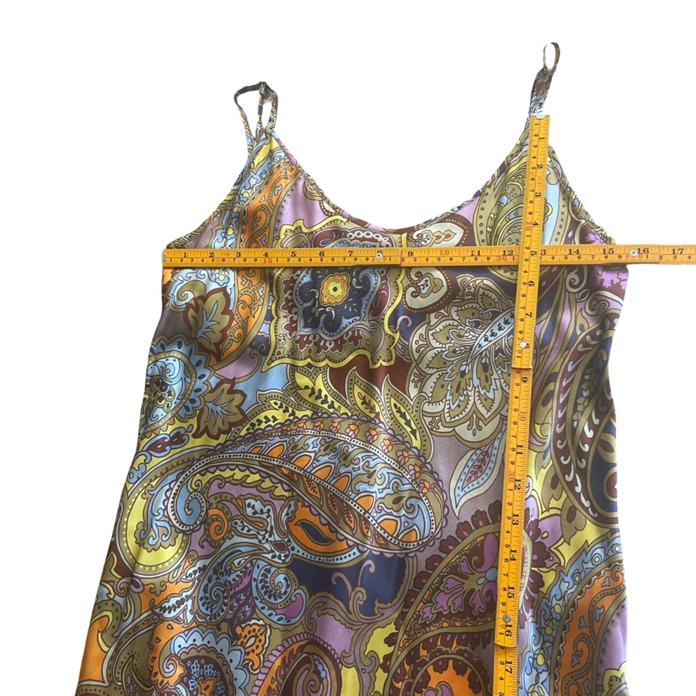 Johnny Was Sandalwood Silk Maxi Dress - Picture 6 of 8